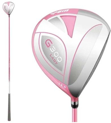 Titan #1 Trä 13,5 graders golfdriver med kolskaft hög studsning kvinnor golfklubb trä övningssport (#1 trä, rosa)
