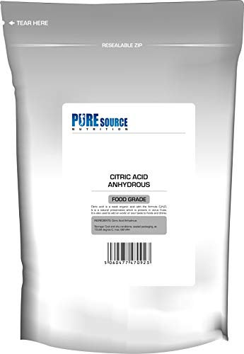 PSN Citric Acid | 250G Bag | 100% Anhydrous | Fine | GMO Free | BP/FCC Food Grade