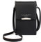 Katech Umhängetasche Damen Klein, 6,5 Zoll Handy Mini-Tasche Kleine Schultertasche Multifunktionale Handytasche mit Vielen Fächern und Kartenfächer, PU-Leder Crossbody Tasche für Damen (Schwarz)