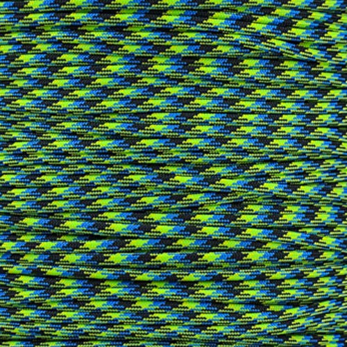PARACORD PLANET USA Made Paracord - 250 kg Paracord/Fallschirmschnur - American Made - Typ III 7-strängiger Kern - 100% Nylon - Survival/Tactical Cord - Stark, langlebig - Outdoor Gear