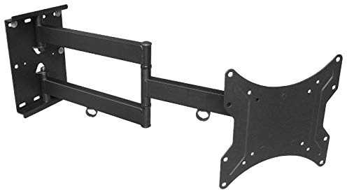 Drall Universal Fernseher Wandhalterung für 16-55 Zoll - Schwenkbar Neigbar Ausziehbar bis 65 cm - Halterung für LED LCD OLED TV - VESA 100 200 schwarz Modell: L22B