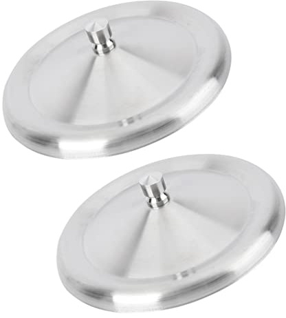 Cabilock Isolierte Becherdeckel 2er-Pack Edelstahlbecher Auslaufsicher Runder Becherdeckel