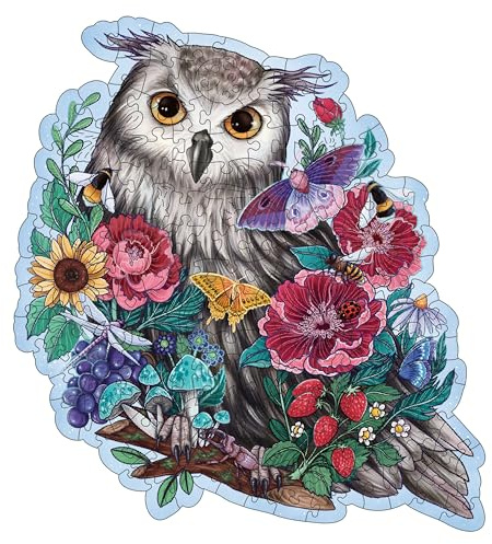 Ravensburger Wooden Jigsaw Puzzle For Adults And Kids For Age 10 Years Up - Shaped Owl 150 Pieces
