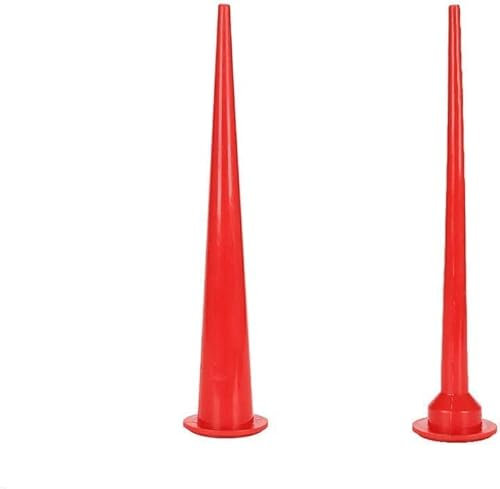2-teilige Dichtspitze Dichtspitze Verlängerungsdüse Kegel Düsen Dichtdüse Caulk Düse Applicator Caulk Düse Spitzen Ersatz Verlängerung, rot