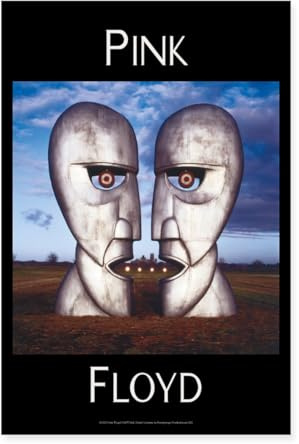 Spreadshirt Pink Floyd The Division Bell Album Cover Poster 60x90 cm