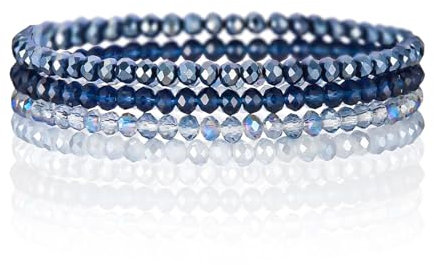 Damen Kristall Perlen Armband Boho Modeschmuck Mehrschichtiges Steine Armband Beste Freundin Geschenk