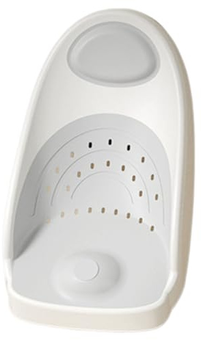 Demsyeq Cojín de apoyo para baño de bebé, asiento de bañera de bebé, soporte ergonómico para baño para niños, soporte antideslizante, fácil de enjuagar, asiento de baño ajustable de secado