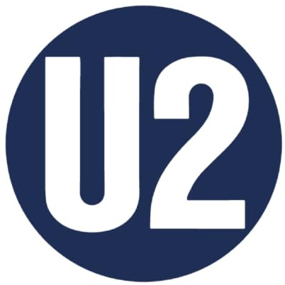 Tattwo.me – Temporäre Tattoos für Erwachsene und Kinder, hält 2 Wochen, wasserfest – U2 – Pflanzliche Tinte – EU-Kosmetik-Zertifikat – (P0810)