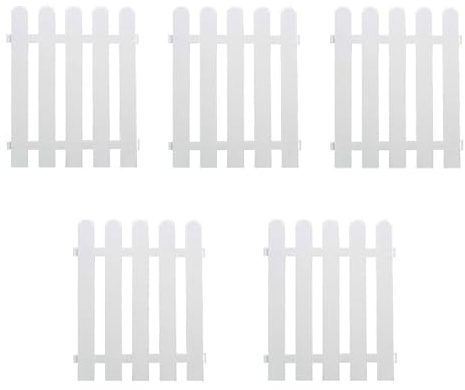 Clôtures de Bordure de Jardin - Clôtures de Jardin avec Bords de 5 pièces, Panneaux de clôture à Pieds épinglés | Panneaux de Bordure de clôture de Jardin, Bords de pour parterres de Fleurs p