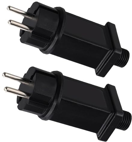 4.5V LED Netzteil für Lichterketten - IP44 Trafo Adapter, 1A 4.5W (2PCS)