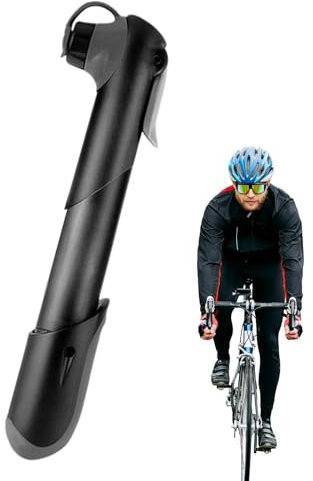 Kompakte Fahrradpumpe, kleine Fahrradpumpe - Tragbare kleine Fahrradreifenluftpumpe | Aluminiumzyklus-Inflationsinstrument, kompakte Rahmenpumpe mit Montagehalterung für Ball