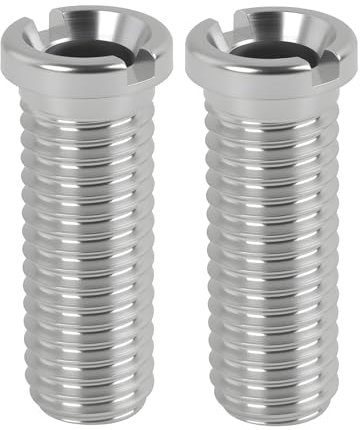 2 PCS Viti del Cestello del Lavello, M12 X 35 Mm, Vite Cava Acciaio Inox per Tappo Scarico Lavello Cucina, Ricambio Accessori per Tappo a Cestello per Lavello Universale Filtro Lavello