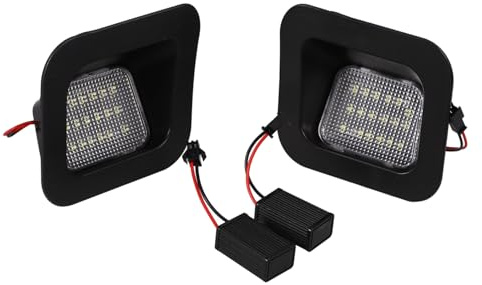 BESTYASH 1 Pair LED License Plate Light Tag Lamps for RAM High Brightness Tag Lights for License Plate Durable Pickup Truck Accessories Easy Installation Illumination for Enhanced
