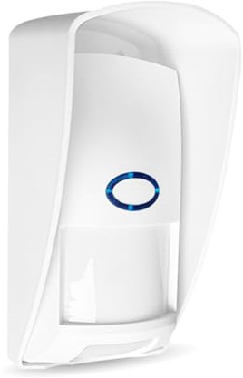 Flaroey Rilevatore di Movimento PIR Fili A 433Mhz Allarme con Sensore di Movimento PIR Fili A 433Mhz Immune Agli Animali, Rilevatore Infrarosso Impermeabile per Esterni