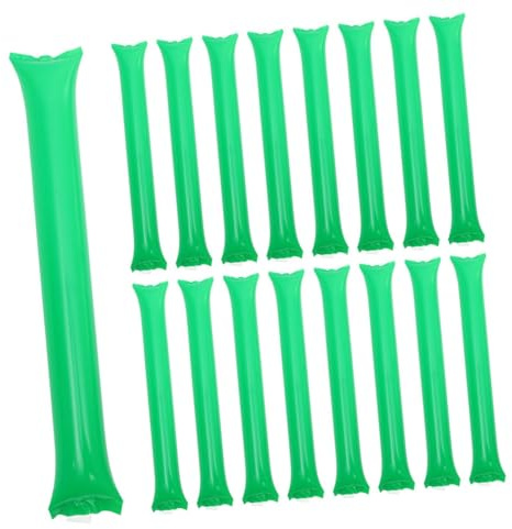 Abaodam 50Pcs Inflatable PE Noise Makers for Sporting Events Lightweight Reusable Cheering Sticks Party Favors for Basketball Football Concerts and Outdoor Celebrations