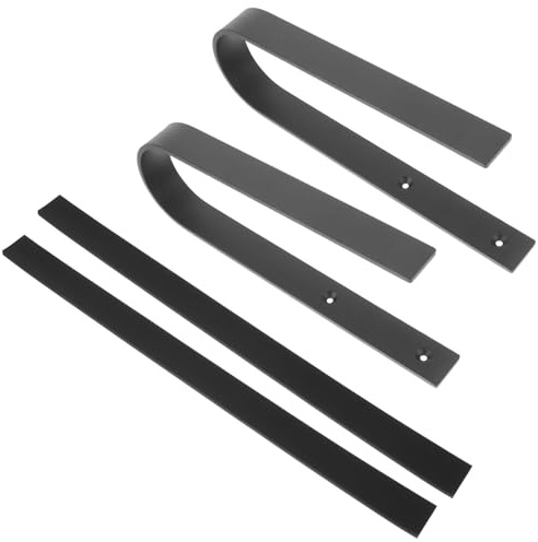 CLISPEED Ganci da Parete per Tavole da Surf e Skateboard in Ferro Rivestimento Protettivo Set da 1 Pezzo Supporto Salvaspazio per Attrezzature Sportive Facile Installazione per