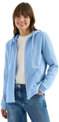 Cecil Damen Langarm Jacke mit Kapuze und Taschen