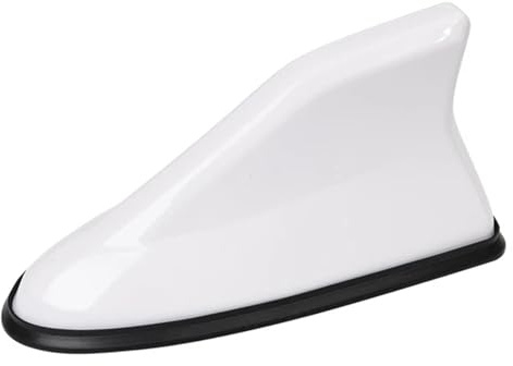 Antena automotriz Antena Radio Coche Protectores de Antena Car Shark compatibles con BMW, Honda, Toyota, VW, Kia y Nissan.(White)
