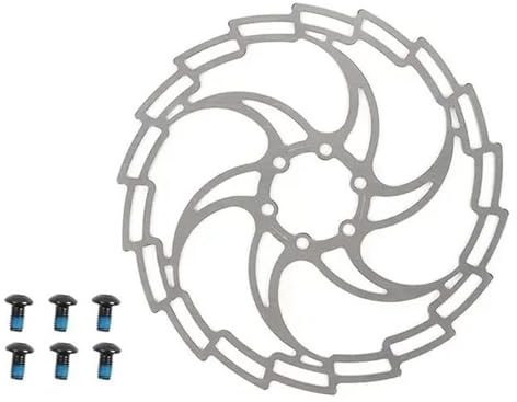 Bakre rullbromssats MTB Cykel Hydraulisk Skivbroms Rotor Mountain Bike Road Racing Bromsskiva 160mm 180mm Med bultar(180mm-A)