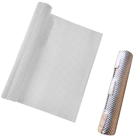 Thermoband – Auspuffband Motorrad | Auspuff Hitzeschutzband Kruemmer – Zuschneidbare Schutzhuelle Glasfasergewebe Thermoschlauch Fuer Auto Motorraum Katalysator Luftansaugung Silber
