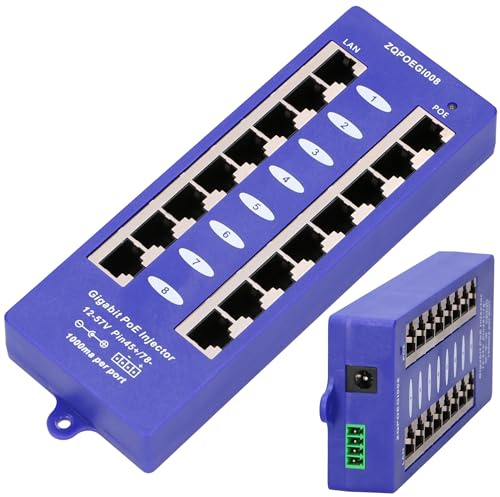 EXTRALINK Poe Injector 8 porte GIGABIT EX-6365