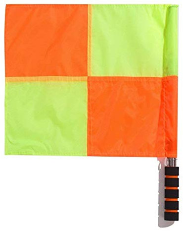 Vektenxi Fußball Schiedsrichter Flagge Wasserdichte Schiedsrichter Linienrichter Flagge Signal Flag Football Match Wettbewerb Schiedsrichter Ausrüstung 1 Stücke