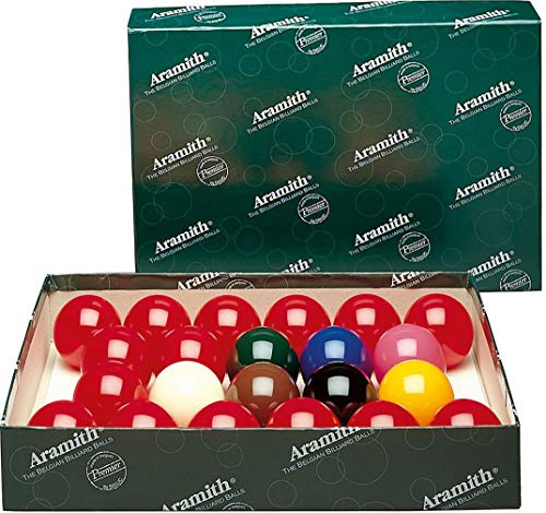 Aramith Premier English Snooker Balls 2 1/8 No Numbers Full 22 Ball Set