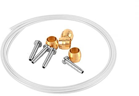 DONGKER 2,5m Fahrrad Bremsschlauch,MTB Hydraulische Scheibenbremsschlauch Kit mit 4 Oliven Verbindungseinsätzen für BH59 BH90