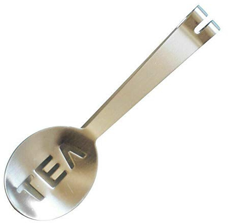 Mr. Gadget Solutions Tea Bag Squeezer/Holder Gadget,Round Stainless Steel Teabag Tong Strainer Holder