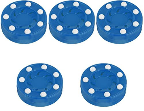 CLISPEED 5 Pezzi Scooter Hockey Puck Hockey Puck Roller Gioco Pucks Pucks Gioco Ufficiale