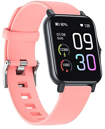 SUPBRO Montre Connectée Homme, 1,69'' Montre Intelligente, Moniteur de Fréquence Cardiaque Sommeil, de Nombreux Modes Sport Etanche IP68 Smartwatch avec Podometre, Bracelet Connecté pour Android iOS