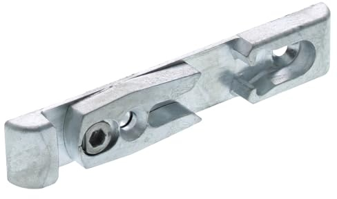 FEPS Lock Kippschließblech RO-KSB002 als Ersatz für Roto R604 B72 Fensterbeschläge Ersatzteil 6,5/17 Eurofalz Falz 18mm 9,48 × 0,81 × 1,70 cm DIN-universal verzinkt silber
