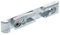FEPS Lock Kippschließblech RO-KSB002 als Ersatz für Roto R604 B72 Fensterbeschläge Ersatzteil 6,5/17 Eurofalz Falz 18mm 9,48 × 0,81 × 1,70 cm DIN-universal verzinkt silber