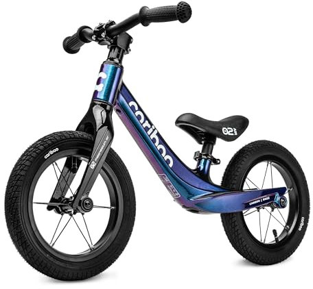 cariboo Laufrad Ab 3 Jahre 2 Räder Lauflernrad Kinder Verstellbar Robust Leicht Magnesium Air Chamäleon