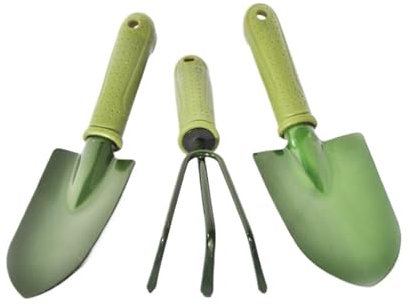 Juego De Rastrillos Y Pala For Jardín, Ayuda For Plantar Flores, Cultivador Trasplantado, Tenedor De Deshierbe, Herramientas De Excavación, 3/4 Uds. (Color : 1)
