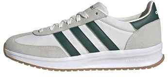 adidas Herren Run 70S 2.0 Shoes, Core White/Collegiate Green/Off White, 44 2/3 EU