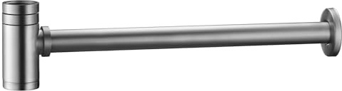 GALYON Imex Siphon, rund, Nickel, gebürstet, SCL002/NQ, abnehmbarer Boden, einfache Reinigung, Stahl S.304 und Zamak