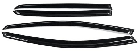 Windabweiser 4 Stück Auto-Seitenfenster-Windfenster-Visier Auto-Windschutzscheibe Sonne Regen für VW für Golf 7. Generation MK7 MK7.5 2013-2020 Regenschutz für Autofenster