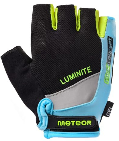 meteor Cykelhandskar Gym Anti Slip Grip Justerbar Cykelracing Cykel Bmx Mtb Viktlyftning Fitness Light Silikon Pad Tillbehör Ridning Män Kvinnor Barn