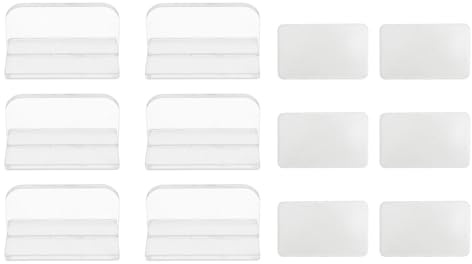Akvariumskyddshandtag Säkert grepp Hållbart akryl Akvariumlock Pullhandtag för tillbehör för hemfiskstankar Transparent 6 st