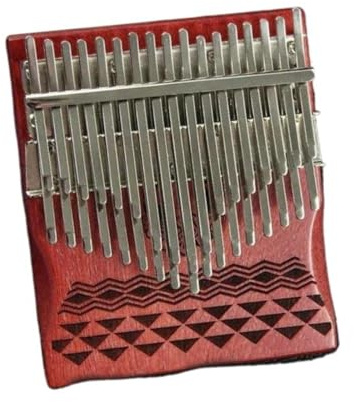 Tragbares Daumenklavier Klassisch Rot Chromatische Kalimba Mit 34 Tasten In Der Tonart C Professionelle Kalimba