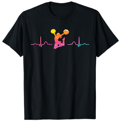 Cheerleaderin Mädchen jubeln Mama Liebe Cheerleading T-Shirt