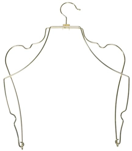 Generico Gruccia Dorata in Metallo per Bikini e Costumi da Bagno, Appendiabiti Design Corpo per Esposizione e Organizzazione Armadio, Uso Professionale e Casalingo