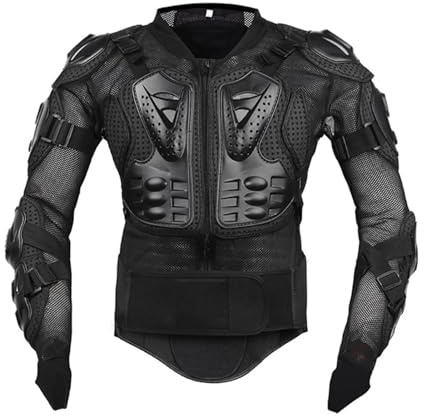 Body Armors Motorcykel - Motorcykel helkroppsskydd, avtagbar skyddsutrustning jacka skjorta skydd dirtbike utrustning för vuxna