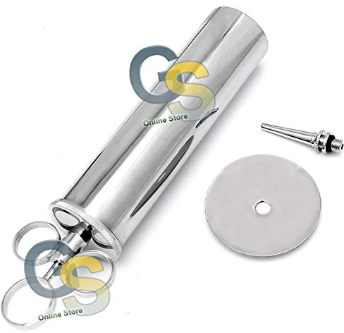 G.S EAR SYRINGE 113 GM- EAR WAX REMOVER SYRINGE- WAX CLEANING SYRINGE Stainless Steel