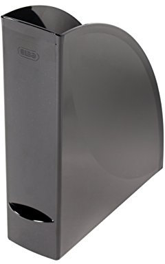 ELBA Stehsammler aus Kunststoff, für A4, schwarz, 4er Pack