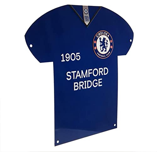 Chelsea Shirt Shaped Metal Sign