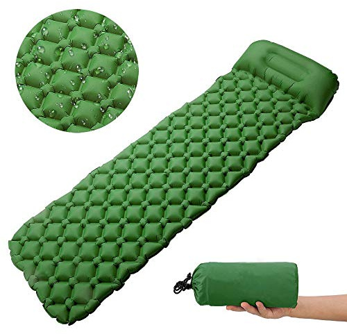 LANTIMO Isomatte Luftmatratze Ultraleicht Kleines Packmaß - Feuchtigkeitsfest Isomatten Camping Aufblasbare Matratze für Outdoor Reise Wandern und Strand