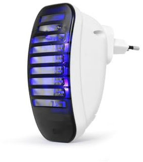 Mückenlicht Steckdose Innen - Insektenvernichter Elektrisch UV Licht - Elektrischer Mückenschutz Mückenlampe Insektenfalle für 10 m² - Mückenstecker Insektenschutz Geräuschfrei und Geruchlos