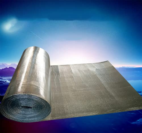 Selbstklebend Aluminium Dampfsperrfolie Dampfsperre Dach Innen Dampfsperre zur Dämmung Dampfsperrfolien zur Dachisolierung Dach dampfsperre sauna Dampfsperren,Dachisolierung (Size:1x4m/3.2x13.1ft)